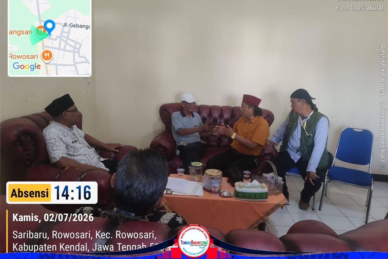 Suasana ruang kerja kasi trantib sempat sedikit memanas, namun tetap berakhir dengan kondusif