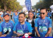 Semangat “Lari untuk Berbagi”, Ahmad Luthfi Dorong Kursi Roda Putranya di Rupiah Borobudur Playon 2026