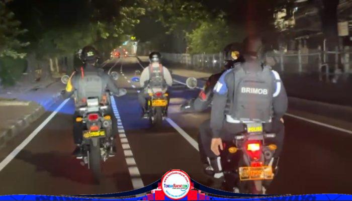 Brimob Polda Metro Jaya Gagalkan Aksi Vandalisme Saat Patroli Malam di Jakarta Timur