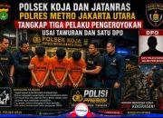Respon Cepat Polsek Koja Ungkap Kasus Pengeroyokan Pascatawuran, Tiga Terduga Pelaku Ditangkap dan Satu Masuk DPO