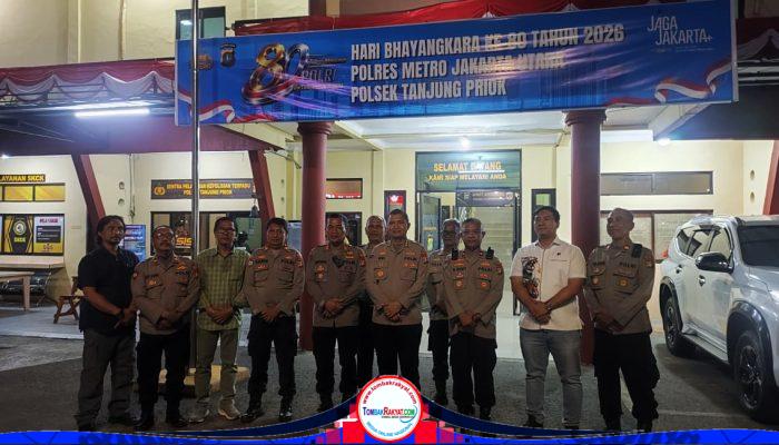 Plh. Kapolres Metro Jakarta Utara Tinjau Mako Polsek Tanjung Priok, Tekankan Optimalisasi Pelayanan dan Pengawasan