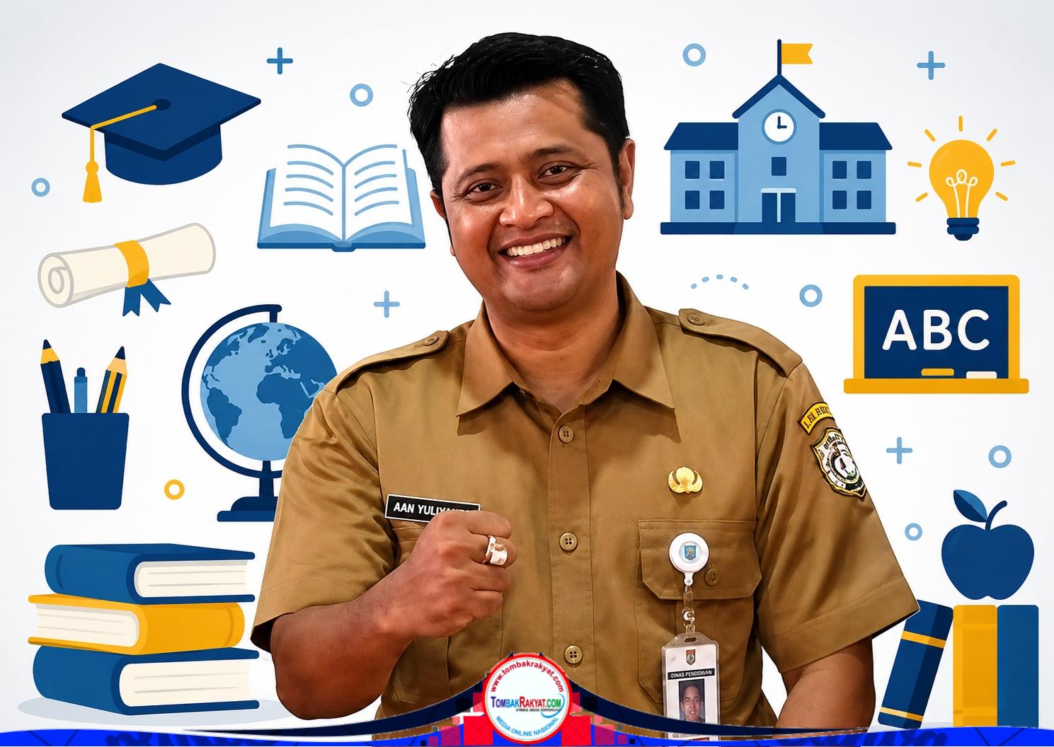 Hendi Tri Budiyanto, S.Pd. SD., termotivasi memajukan pelayanan pendidikan yang penuh manfaat dan bermakna , bisa diimplementasikan di kehidupan nyata oleh siswa siswinya