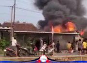 Kebakaran Hebat Melanda Ringinarum Kendal, Rumah Warga Ludes dan Posko Kemanusiaan Mulai Didirikan