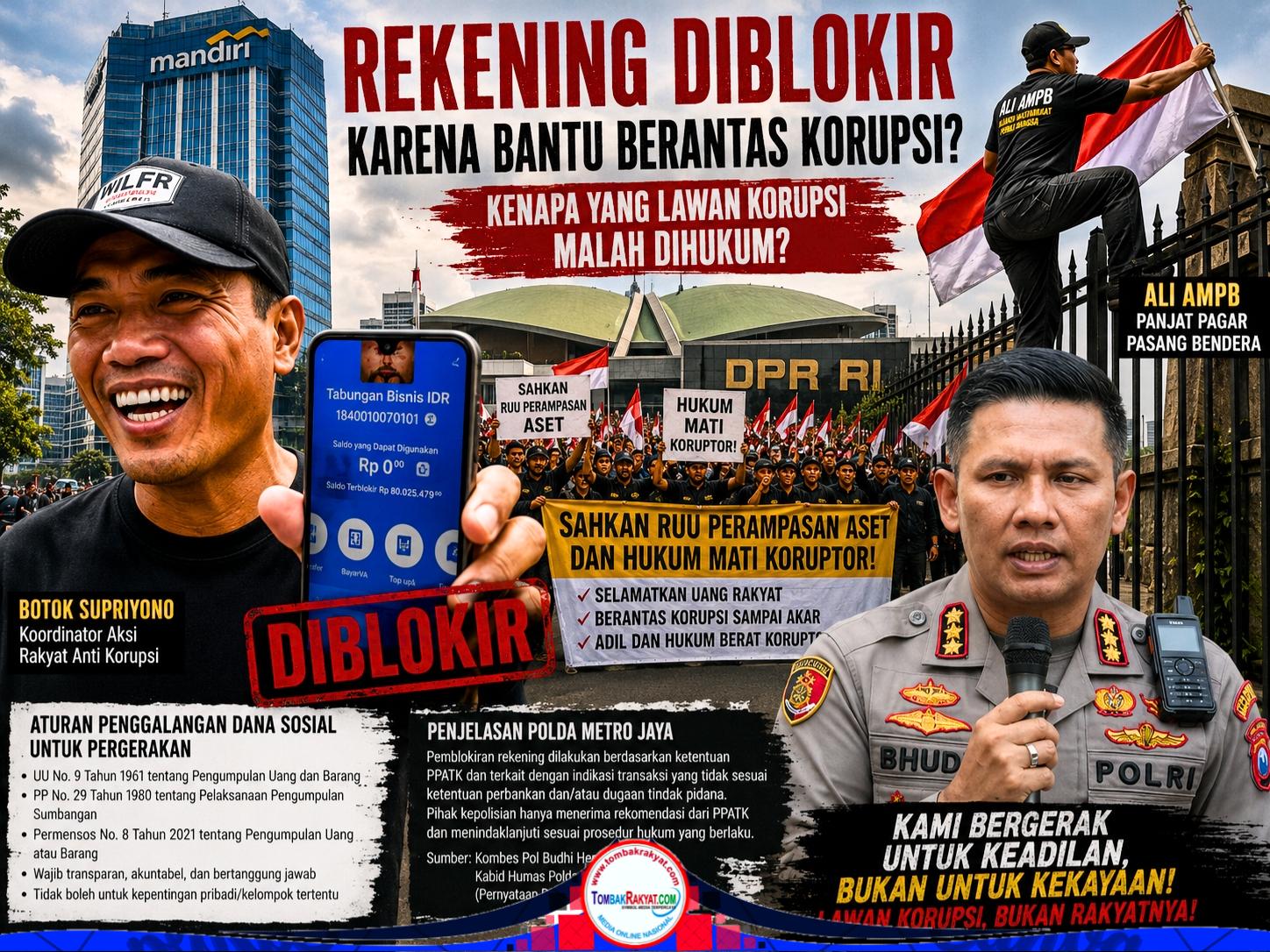 Kenapa pejuang aspirasi Anti Korupsi dicurigai? : doc. TRAI ist.