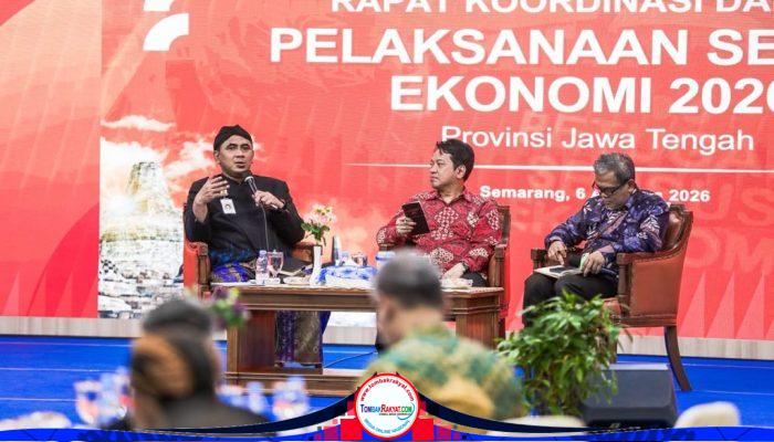 Wakil Gubernur Jateng Taj Yasin Dorong Percepatan Sensus Ekonomi 2026 yang Telah Mencapai 81 Persen