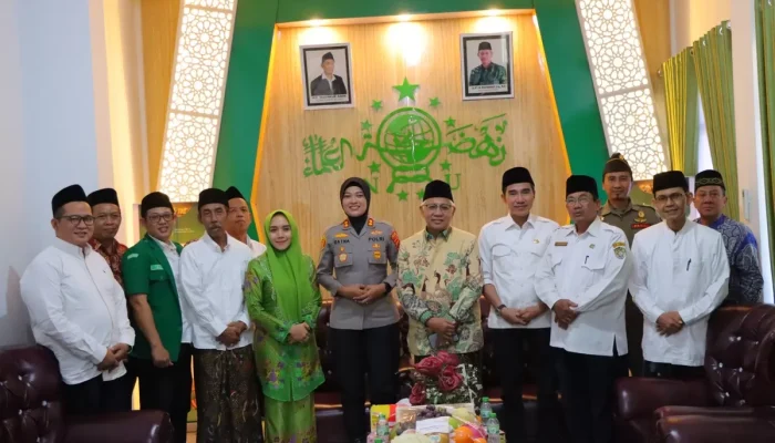 Kapolres Baru dan Wabup Kendal Sambangi PCNU, Gandeng Pemuda NU Jaga Kamtibmas