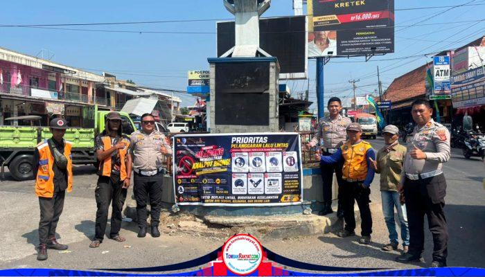Tekan Penggunaan Knalpot Brong, Satlantas Polres Kuningan Sosialisasikan Tertib Lalu Lintas