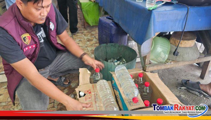 Operasi Penyakit Masyarakat Polresta Cirebon Berhasil Sita 647 Botol Ilegal