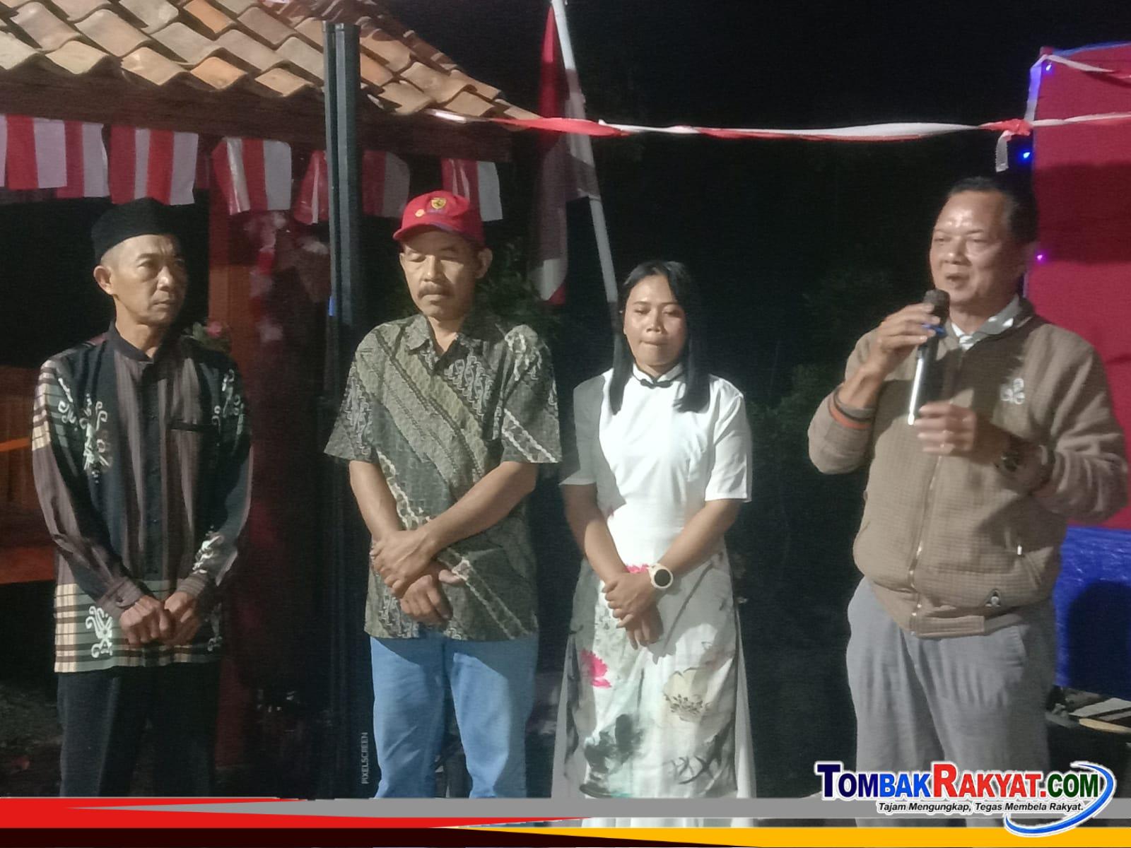 Sambutan Kepala Desa Wangunrejo, Alip Aji Dwi Santoso