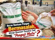 Keterangan Foto: Ilustrasi hasil rekayasa AI berdasarkan foto dokumentasi asli kondisi beras bantuan pangan di Balai Desa Gempolsewu, Tambaksari, Rowosari serta rumah warga di Randusari, Kecamatan Rowosari, Kabupaten Kendal