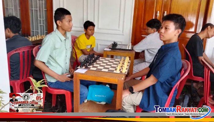 PERCASI Karanganyar Bidik Bibit Atlet Muda Lewat Turnamen Catur Yunior