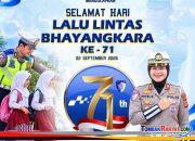 HUT Lalu Lintas Bhayangkara ke-71, Satlantas Polres Indramayu Perkuat Edukasi Keselamatan Berkendara.