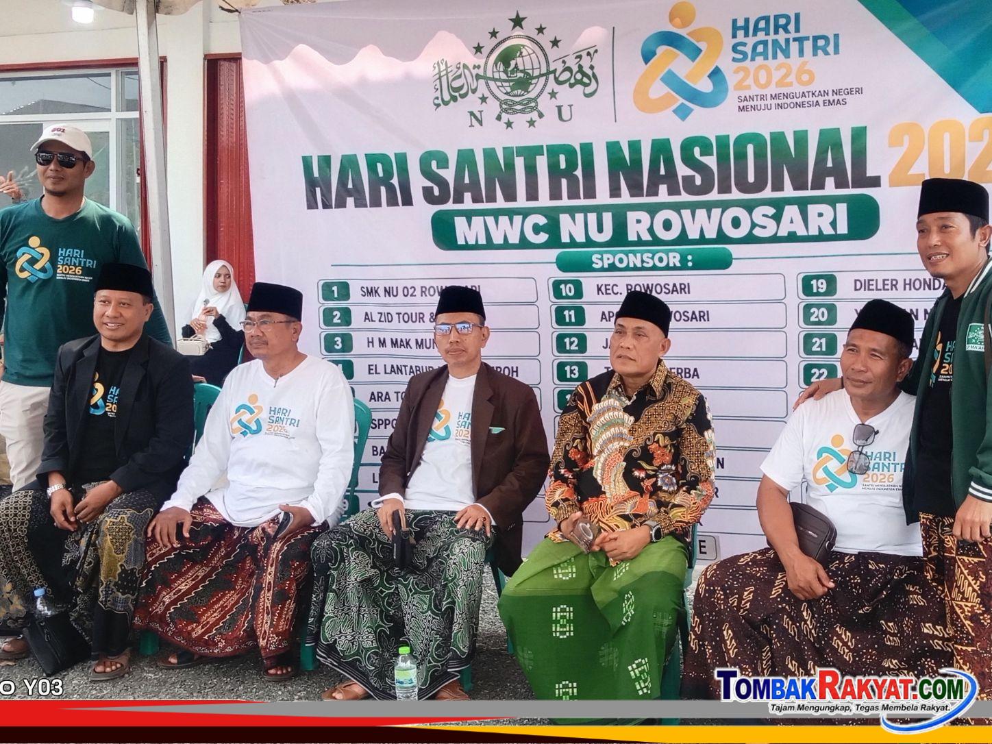Syuria NU Rowosari, MWC NU Rowosari, Luqman Zakaria, Perwakilan PCNU Kabupaten Kendal, KH. Said Agil, S.Ag., dan Anggoya DPRD Kendal, H. Munawir, S.Sos.