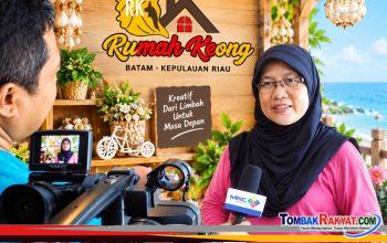 Suyamti Lelonowati owner Rumah Keong Batam, pusat tujuan wisatawan mencari cinderamata dan pusat pelatihan pelajar dan ibu ibu kedinasan, lembaga dan organisasi