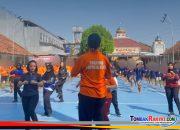 Jaga Kebugaran Serta Semangat Kebersamaan, Lapas Klaten Gelar Senam Bersama WBP Dan Pegawai
